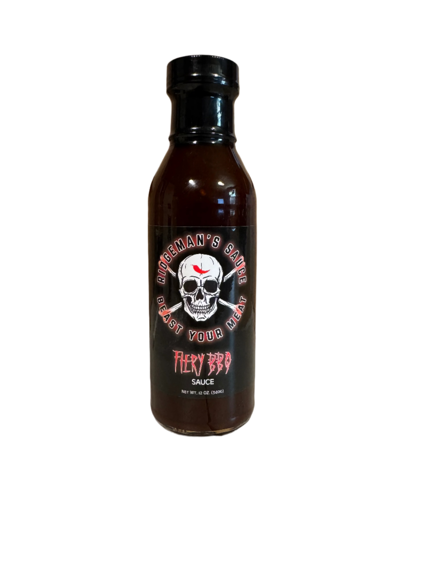 12oz Bottle Ridgeman's Fiery BBQ Sauce