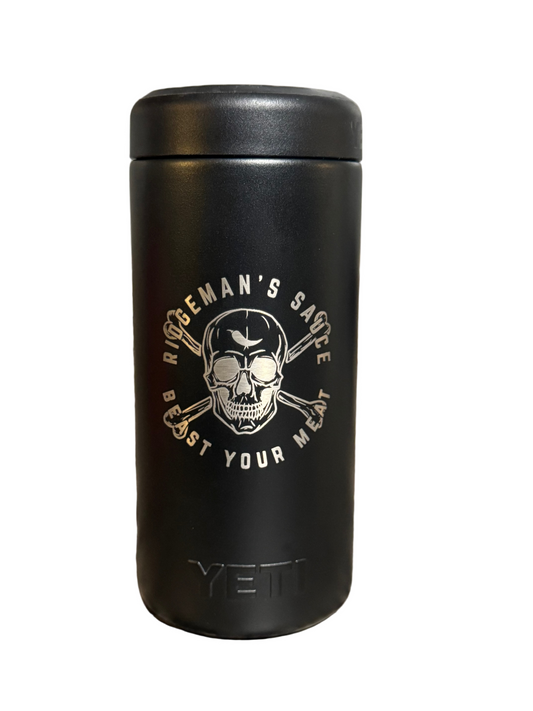 Ridgeman's Sauce 12oz SLIM Yeti can insulator