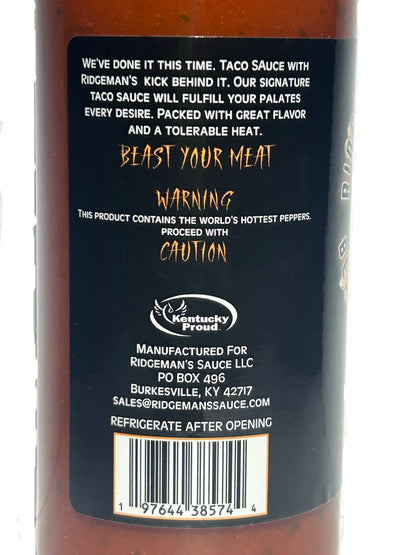 Ridgeman's Ragin' Taco Sauce