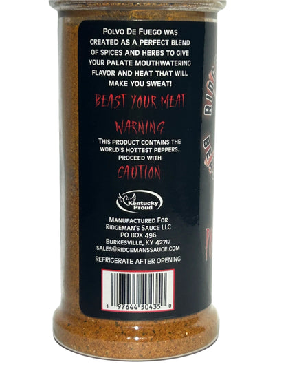 Ridgeman's Polvo De Fuego Seasoning